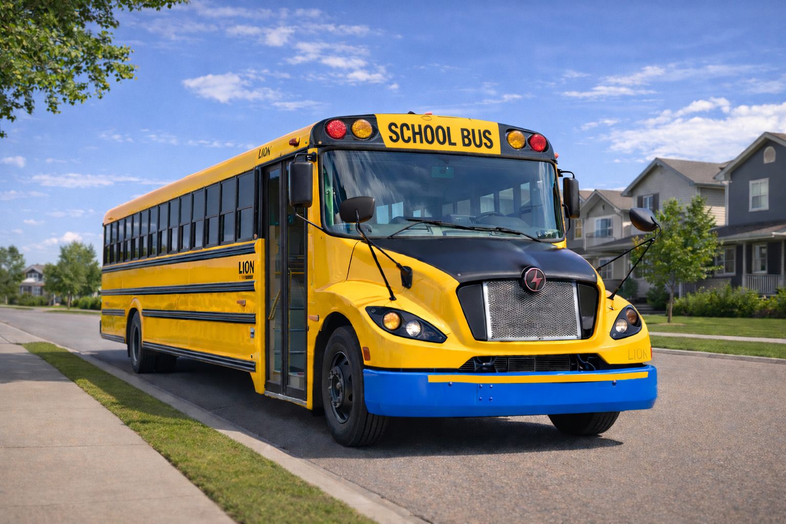 Guardian Bus Lines electric school bus